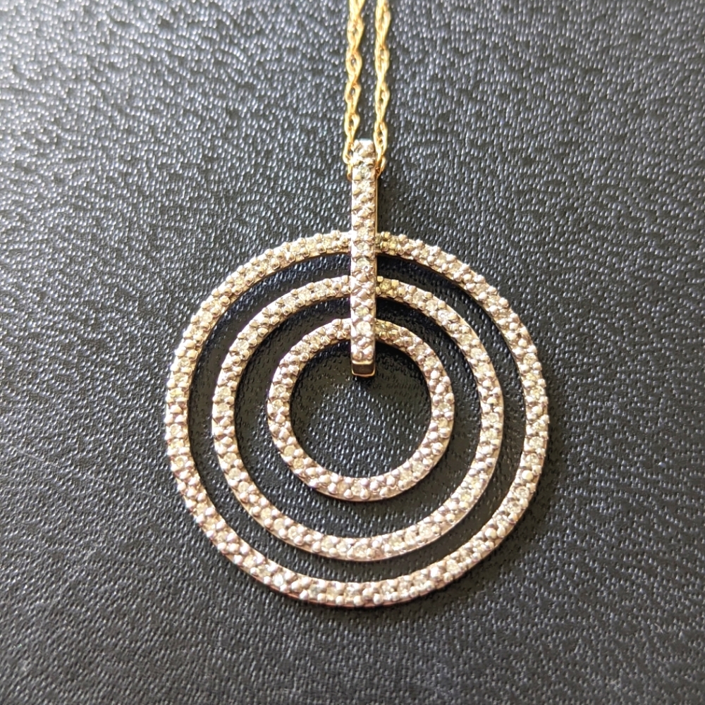 10k Gold and Diamond Necklace